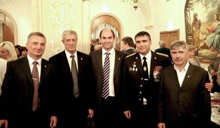 Юрий Дёмин, Олег Танков, Евгений Расходчиков, Александр Матовников и Александр Репин